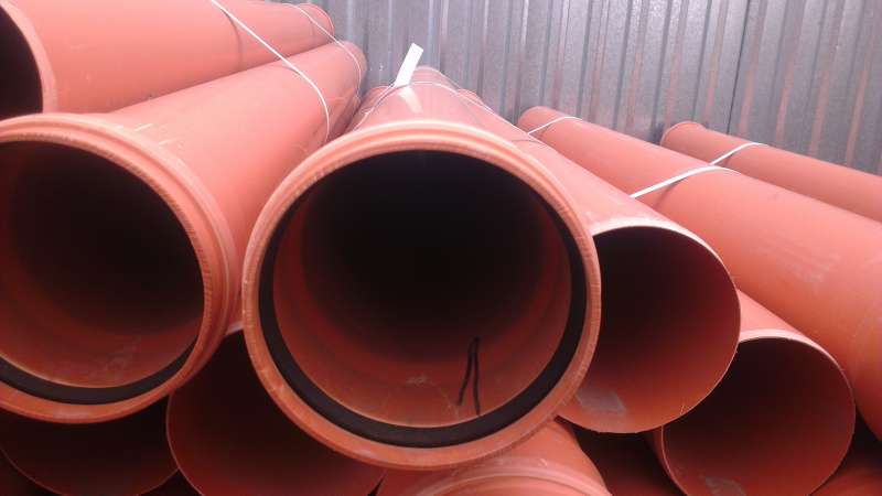 Труба канализационная наружная НПВХ SN4 160*4,0- 3000 мм