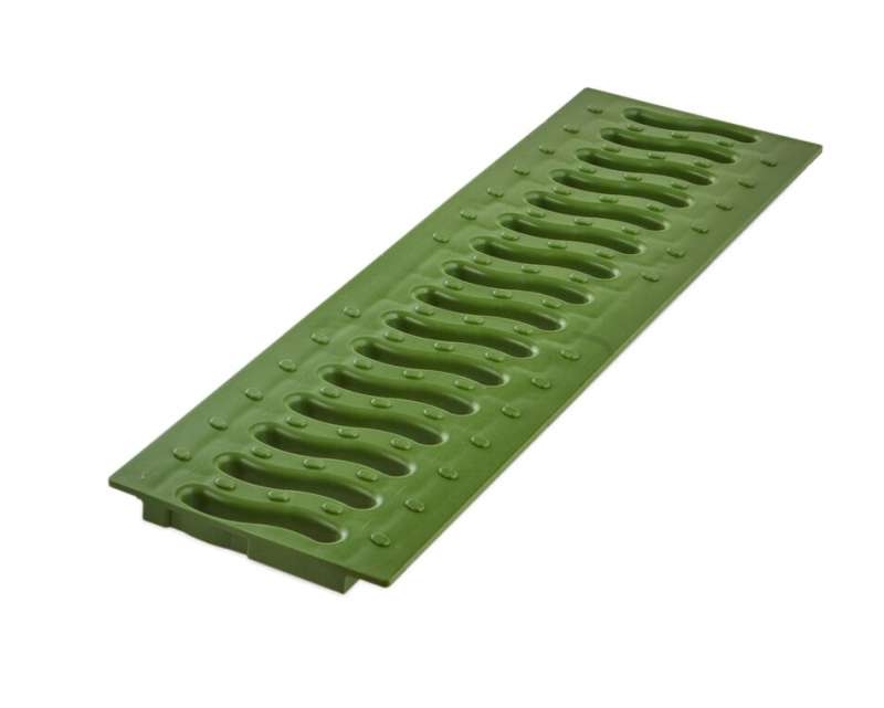 Решетка 100 пластиковая Волна (зеленый папоротник)