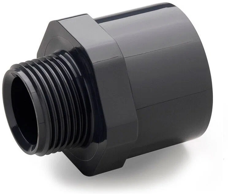 Муфта переходная наружная резьба 16х20 мм х 3/4" (ПВХ, НПВХ, PVC U) под клей 